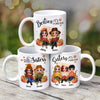 Doll Best Friends In The Pumpkin Patch Personalized Mug