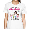 Livin‘ Grandma Life Caricature Kids Family Gift Personalized Shirt