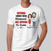 Retired See Spouse For Details Caricature Couple Personalized Shirt