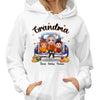 Fall Season Doll Grandma & Kids On Truck Personalized Shirt