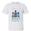 Dad Grandpa And Kids On Text Personalized Shirt