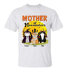 Mother Of Meownsters Fluffy Cats Halloween Yellow Moon Personalize Shirt