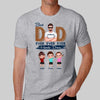 Best Dad Ever Hands Down Doll Kids Personalized Shirt