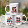 Doll Couple Sitting On Text Personalized Mug