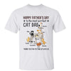 Cat Tower Happy Father‘s Day Most Purrfect Cat Dad Personalized Shirt