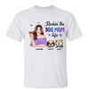 Pretty Cocktail Girl Rockin‘ The Dog Mom Life Personalized Shirt