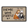 Home Sweet Meow Personalized Doormat