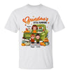 Doll Kids Green Truck Fall Season Personalized Shirt