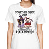 Halloween Couple Together Since Anniversary Gift Personalized Shirt