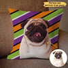 Halloween Dogs Cats Pet Portrait Personalized Pillow (Insert Included)