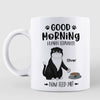 Good Morning Sassy Cats Personalized Mug