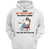 My Coffee And I Having A Moment Personalized Hoodie Sweatshirt