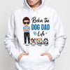 Rockin‘ Dog Dad Life Doll Personalized Hoodie Sweatshirt