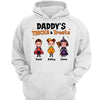 Daddy Mommy Grandma Grandpa Tricks & Treats Doll Kids Halloween Personalized Shirt