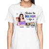 Pretty Cocktail Girl Rockin‘ The Dog Mom Life Personalized Shirt