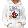 Crazy Cat Witch 100% Certified Halloween Personalized Shirt