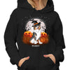 Halloween Night Cute Sitting Dogs Personalized Shirt