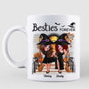 Halloween Best Friends Sister Front Porch Personalized Mug