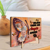 Angels Among Us Butter Fly Memorial Photo Keepsake Personalized 2-Layer Wooden Plaque