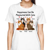 Happiness Can Be Measured With Cats Personalized Shirt