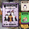 Area Patrolled By Cats Halloween Personalized Garden Flag
