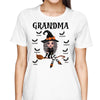 Doll Grandma Witch Sitting On Broom Personalized Shirt