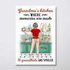 Grandma Kitchen Cooking Gift Personalized Poster