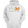 Faith Hope Love Walking Cats Personalized Hoodie Sweatshirt