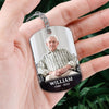 My Mind Still Talks To You Photo Inserted Glow Butterflies Memorial Sympathy Remembrance Keepsake Personalized Acrylic Keychain