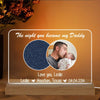 The Night You Became My Daddy Star Map Personalized Photo LED Night Light