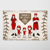 No Plate Like Home Baseball Family Personalized Poster