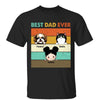 Best Dad Ever Kids Dogs Cats Father‘s Day Gift Personalized Shirt