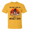 Halloween Pretty Woman You Can‘t Scare Me I Have Spooky Cats Personalized Shirt