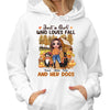 Doll Girl And Dogs In The Pumpkin Patch Personalized Shirt
