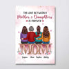 Mother And Daughters On Text Personalized Vertical Poster