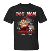 Dog Mom With Skull Mask Roses Costume Personalized Shirt