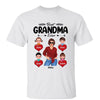 Best Grandma Ever Posing Woman Doll Kids Personalized Shirt