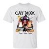 Doll Cat Mom Witch Sitting On Halloween Truck Personalized Shirt