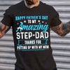 Happy Father‘s Day Amazing Step Dad Shirt