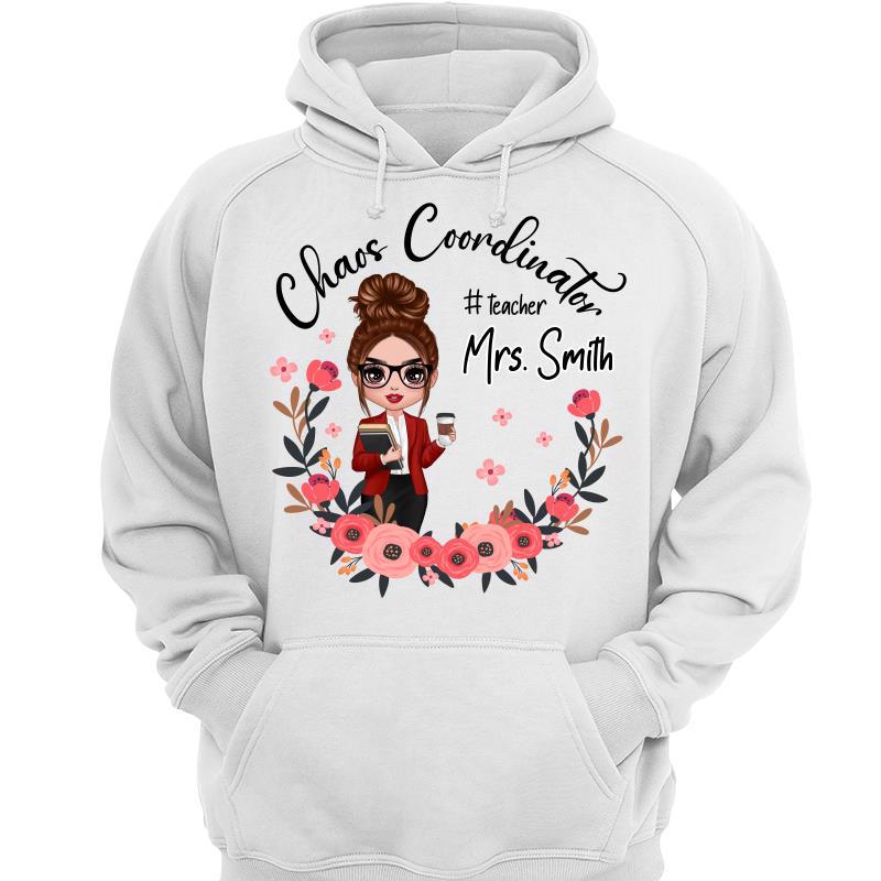 Doll Teacher Chaos Coordinator Personalized Shirt