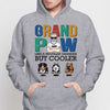 Grandpaw Old Man Gift For Dog Lover Personalized Hoodie Sweatshirt