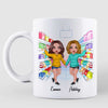 Crazy Doll Besties In Supermarket Personalized Mug