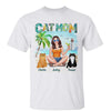 Pretty Woman Cat Mom Summer Beach Personalized Shirt