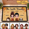 Fall Season Family Personalized Doormat