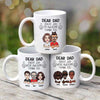 Dear Dad We‘re Awesome Caricature Style Personalized Mug