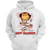 Happy Halloween Scratching Cats Personalized Shirt