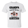 Grandpa Breaks The Rules Personalized Shirt