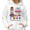 Have No Fear Mom Grandma Is Here Doll & Kid Personalized Hoodie Sweatshirt
