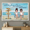 Doll Couple Sitting So Together We Built A Life We Love Personalized Horizontal Poster