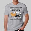 Walking Cats With Toilet Paper Happy Father‘s Day Personalized Shirt